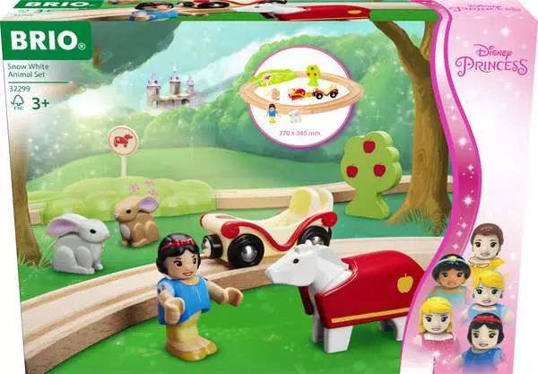 Brio BRIO World Train Set Disney Princess Snow White Animal Set