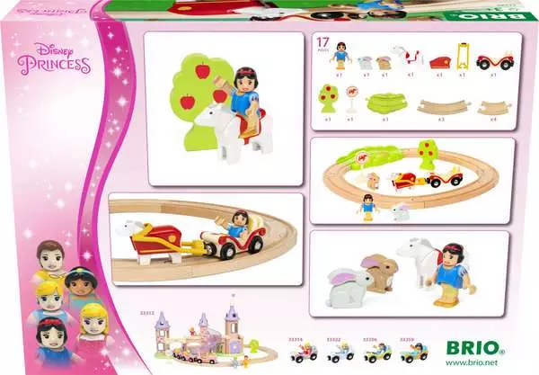 Brio BRIO World Train Set Disney Princess Snow White Animal Set