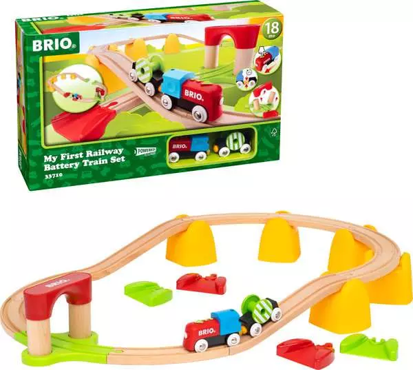 brio BRIO World Train Set My First Railway Battery Train Set