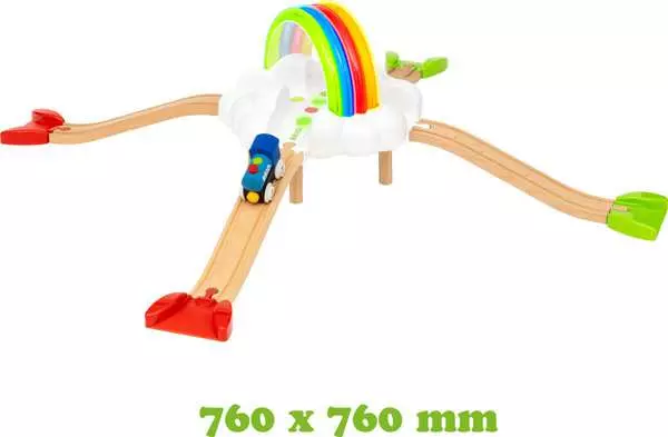Brio BRIO World Train Set My First Railway Light Up Rainbow Set
