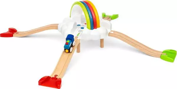 brio BRIO World Train Set My First Railway Light Up Rainbow Set