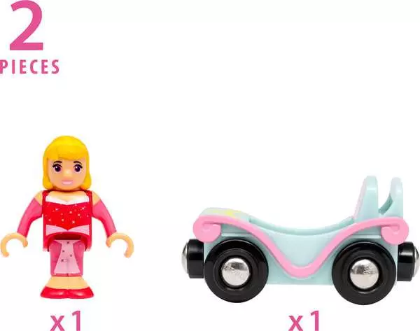 Brio BRIO World Train Set Sleeping Beauty & Wagon (Disney Princess)