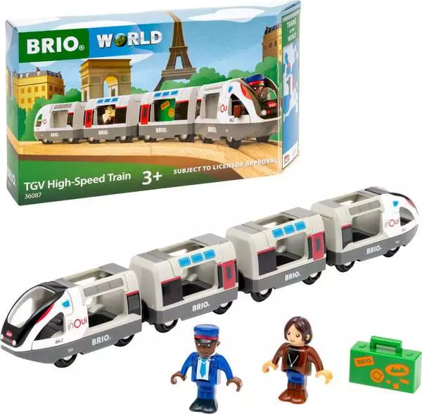 brio BRIO World Trains of the World: TGV High-Speed Train