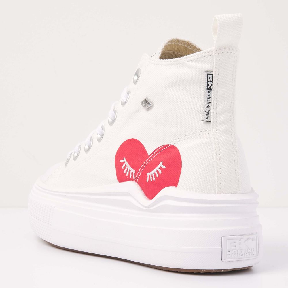 British Knights KAYA FLOW MID KAYA WHITE