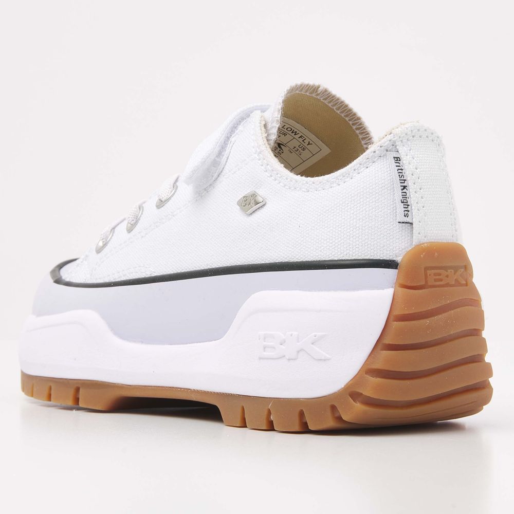 British Knights KAYA LOW FLY Kids WHITE