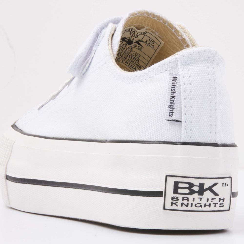 British Knights KAYA LOW Girls WHITE