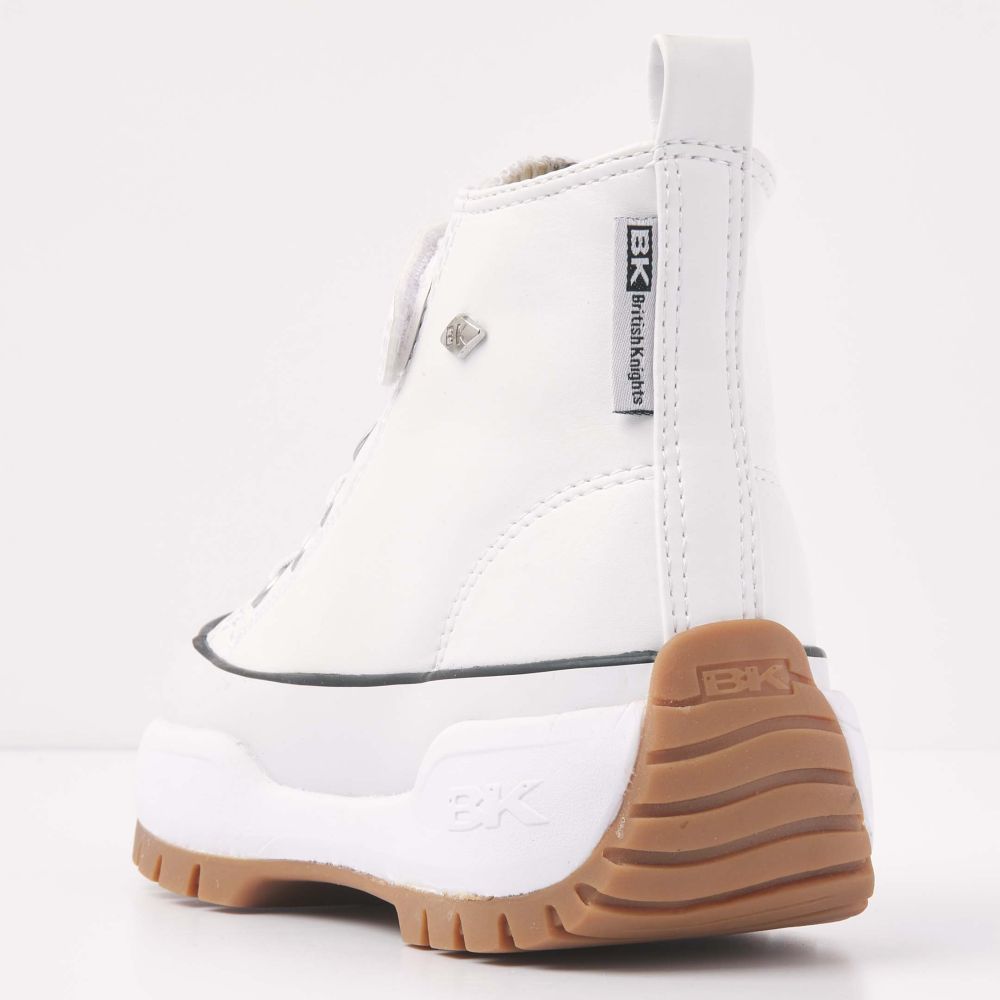 British Knights KAYA MID FLY Girls WHITE