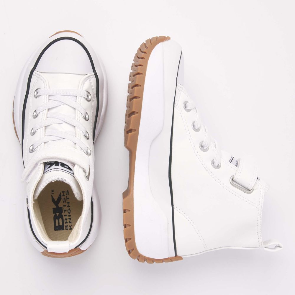British Knights KAYA MID FLY Kids WHITE