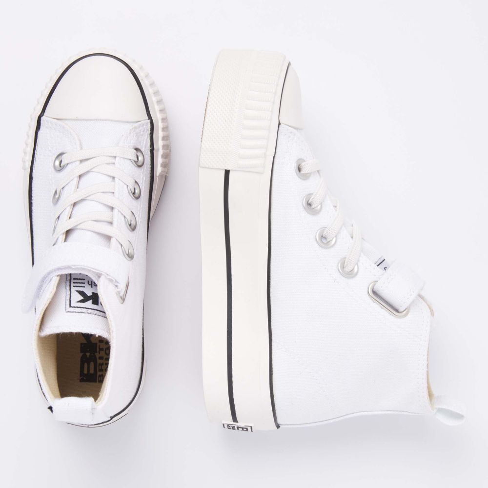 British Knights KAYA MID Girls WHITE