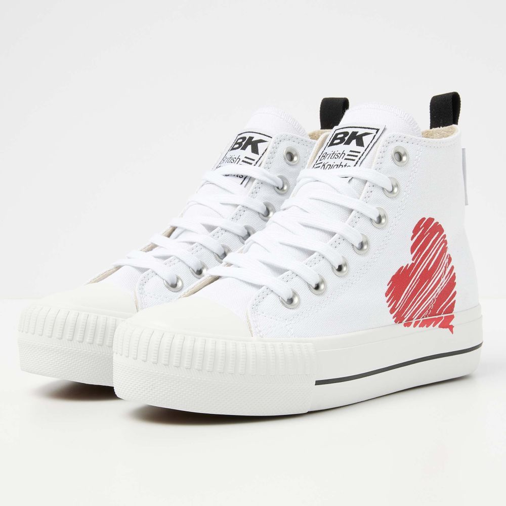 British Knights KAYA MID High-Tops WHITE