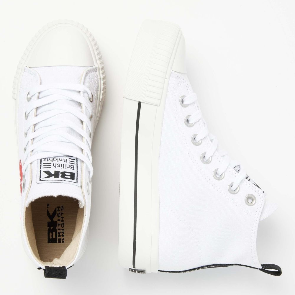 British Knights KAYA MID High-Tops WHITE