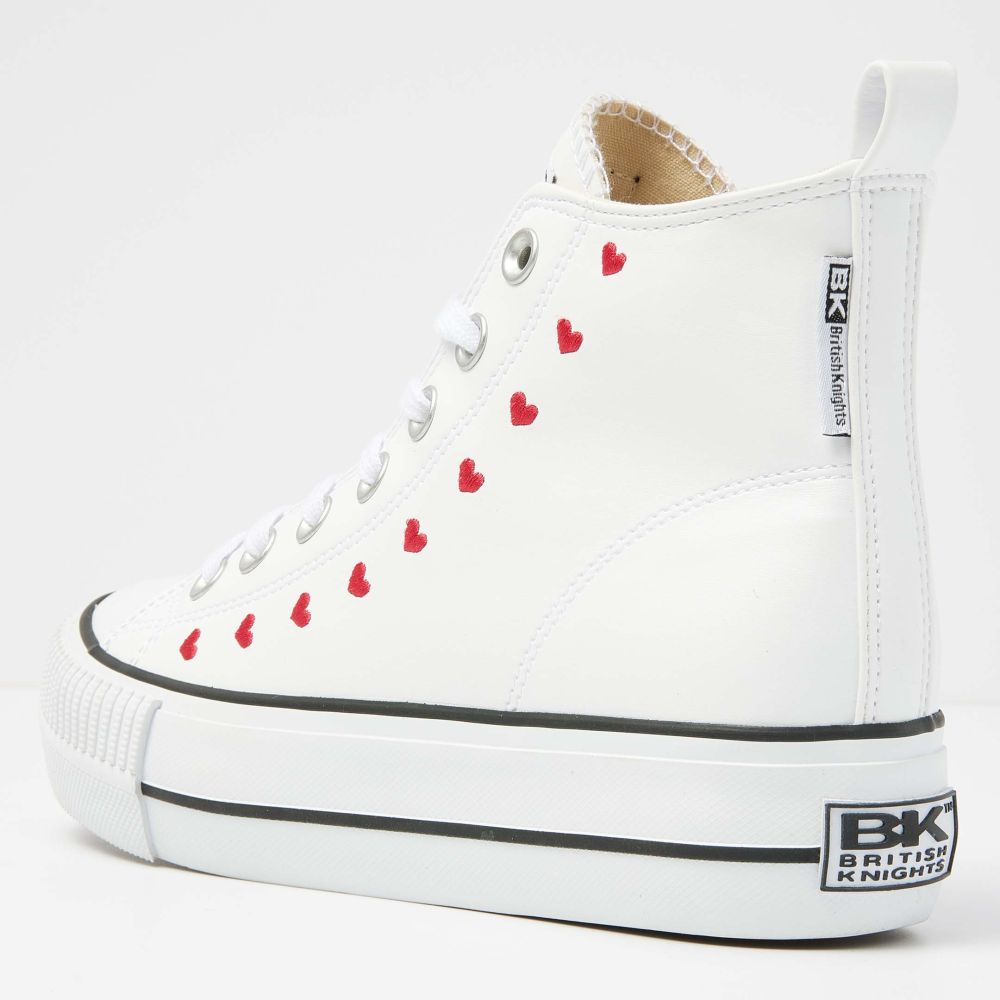 British Knights KAYA MID High-Tops WHITE