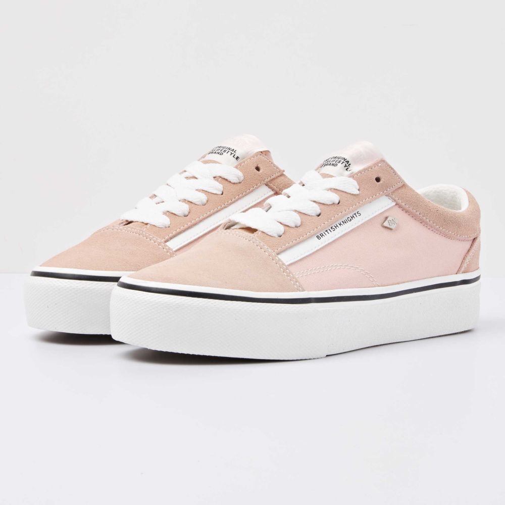 British Knights MACK PLATFORM Low-Tops PINK