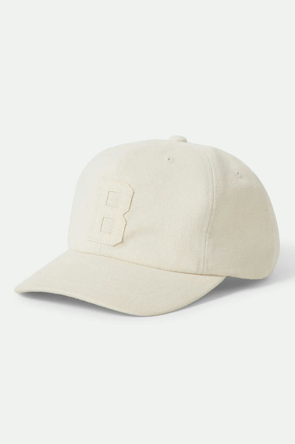 brixton Big B Adjustable Hat Egret White Canvas