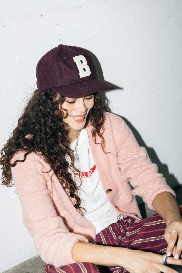 Brixton Big B Adjustable Hat Port Textured Wool