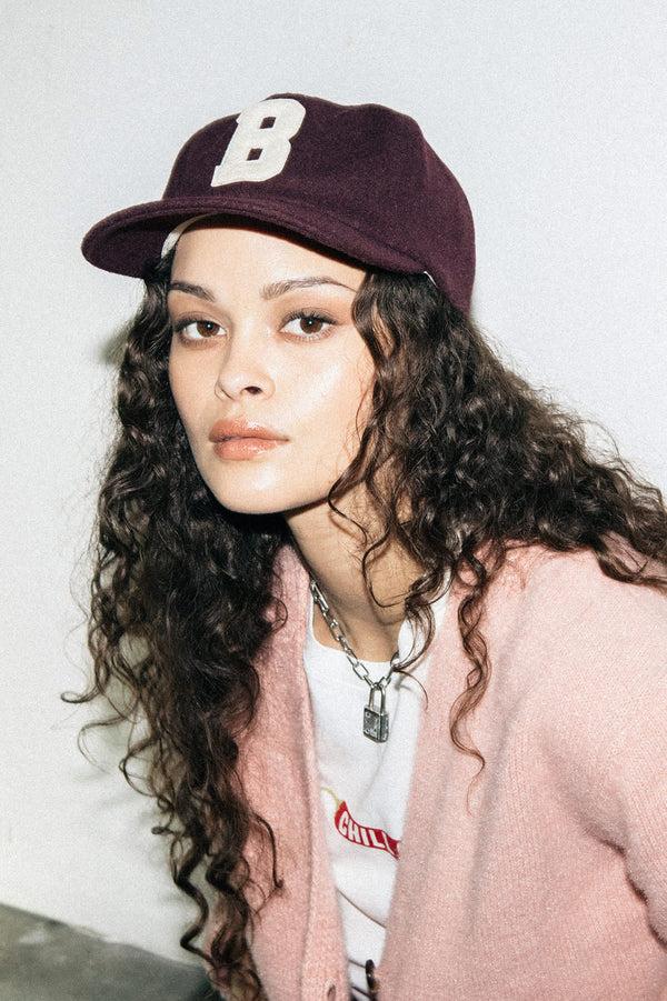 Brixton Big B Adjustable Hat Port Textured Wool