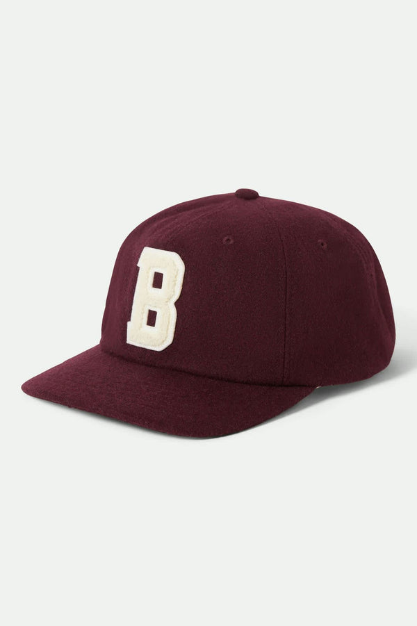 brixton Big B Adjustable Hat Port Textured Wool