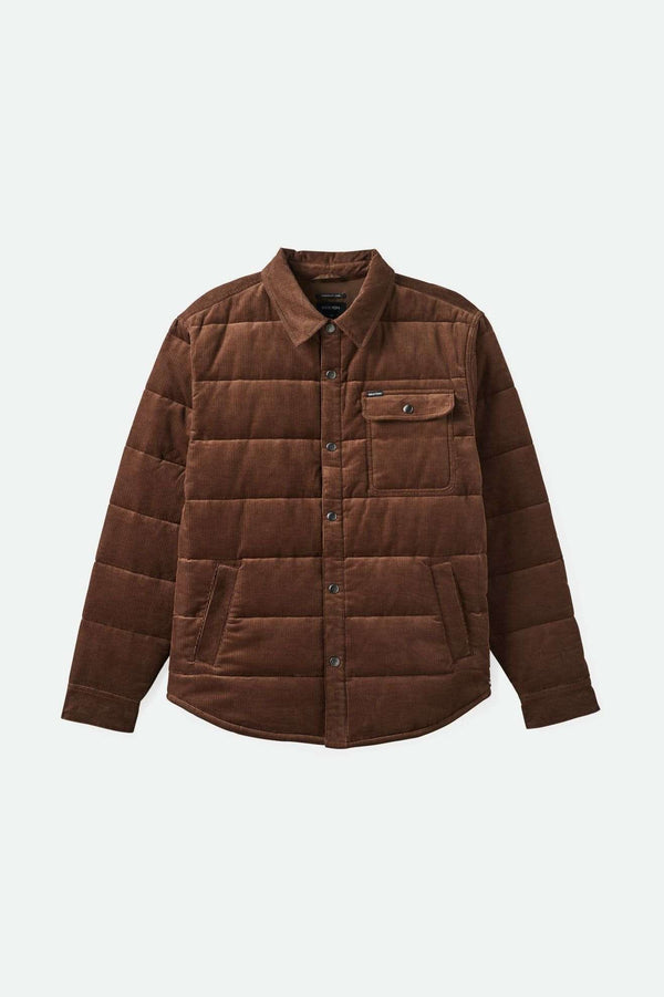 brixton Cass Jacket Pinecone Brown Cord