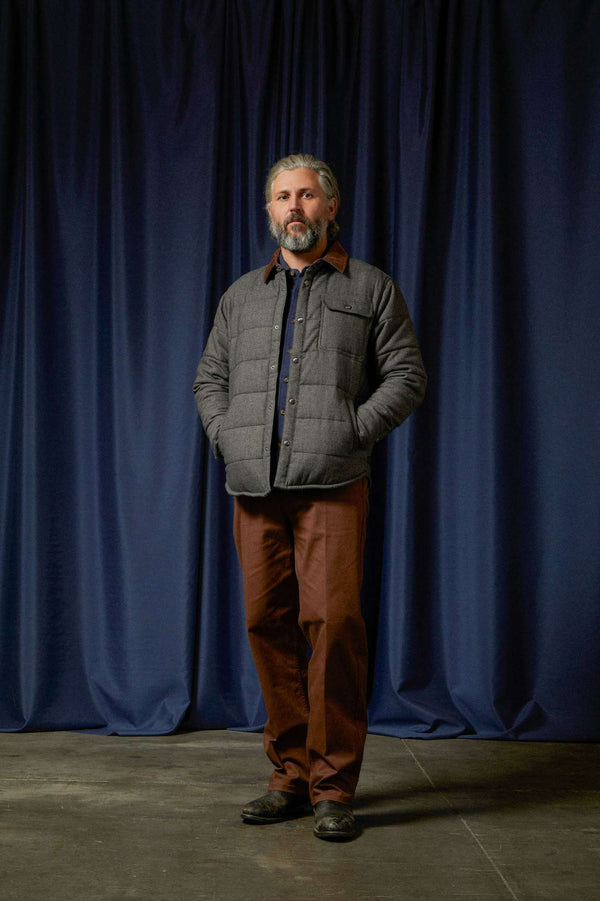 Brixton Cass Menswear Jacket Mixed Tweed