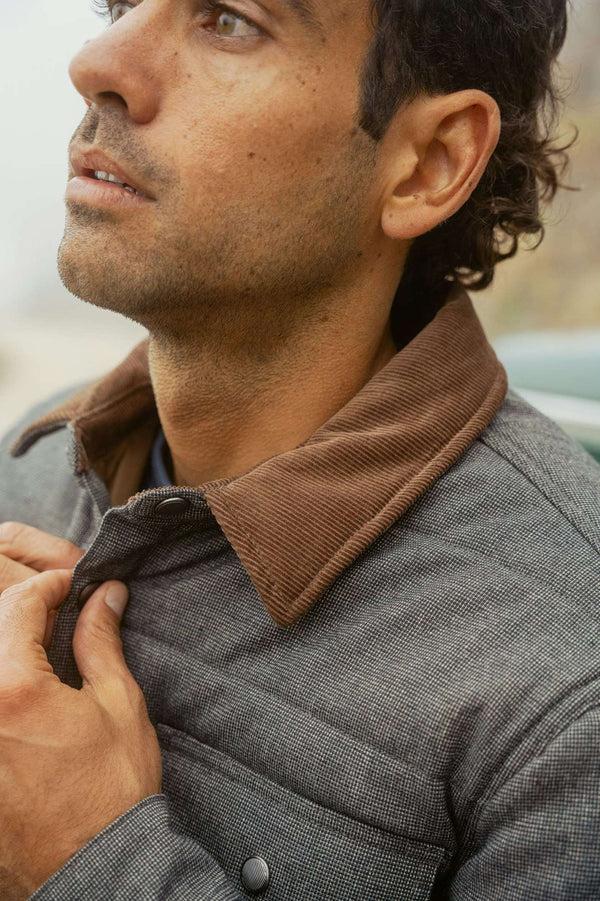 Brixton Cass Menswear Jacket Mixed Tweed