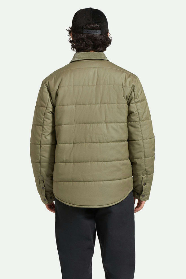 Brixton Cass Waxed Canvas Jacket Olive Surplus