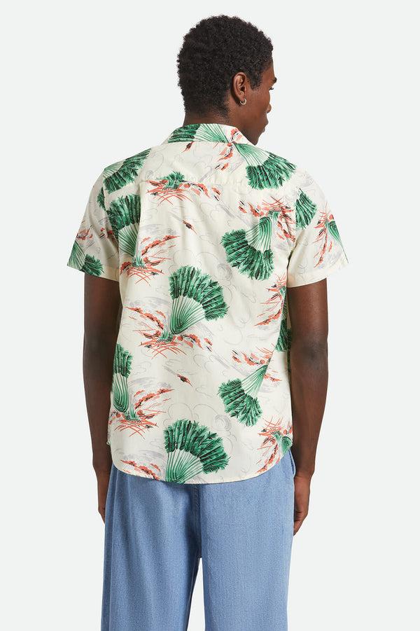 Brixton Charter Print Shirt Vintage Palm Print
