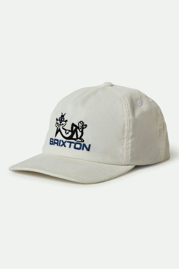brixton Cool Cat Snapback White