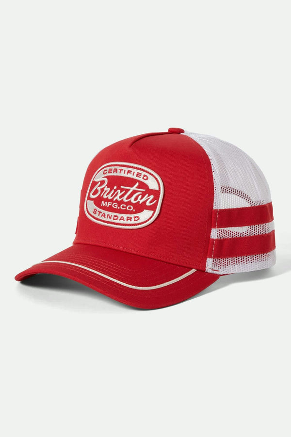brixton Copley Netplus Trucker Hat Red/White