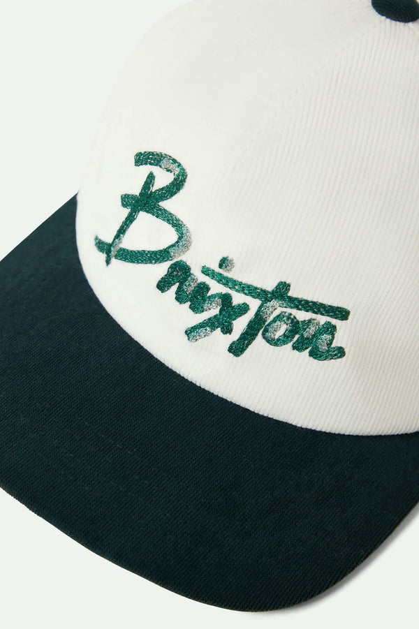 Brixton Brixton Corduory Snapback Night Sage/Whitecap