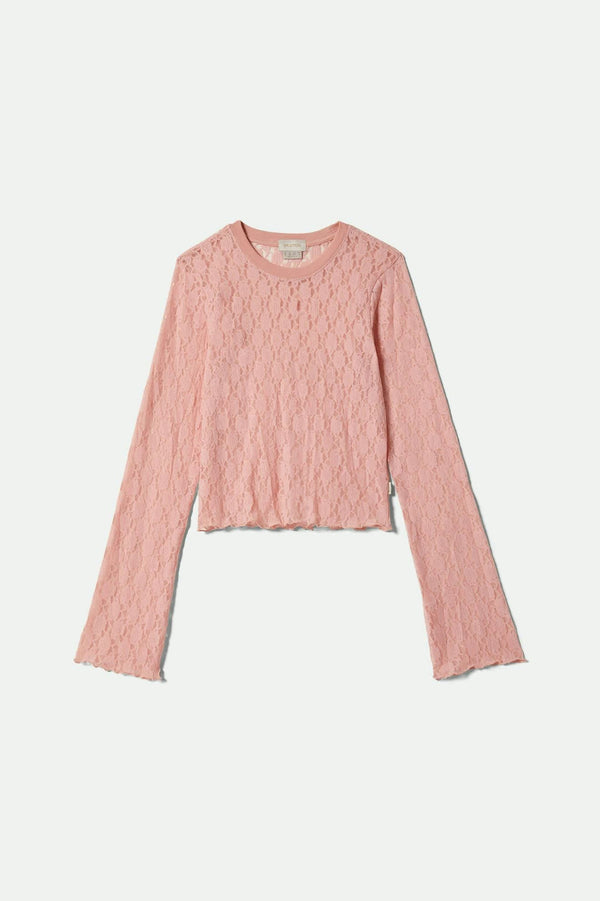 Brixton Dolly Slim Knit T-Shirt Mellow Rose