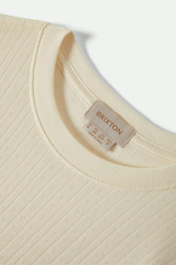 Brixton Dolly Slim Knit T-Shirt Off White