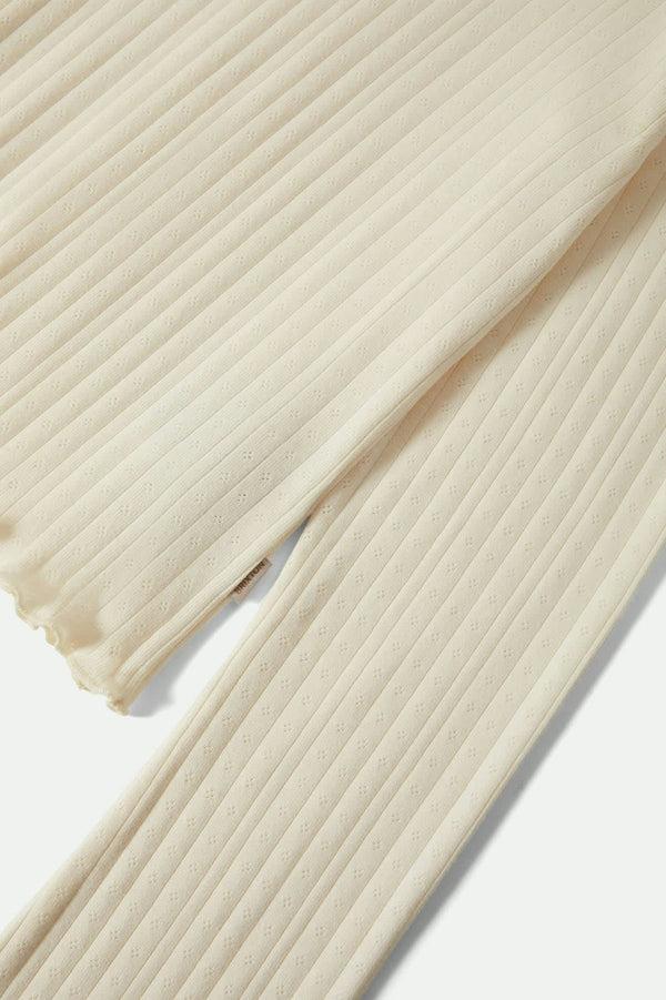 Brixton Dolly Slim Knit T-Shirt Off White