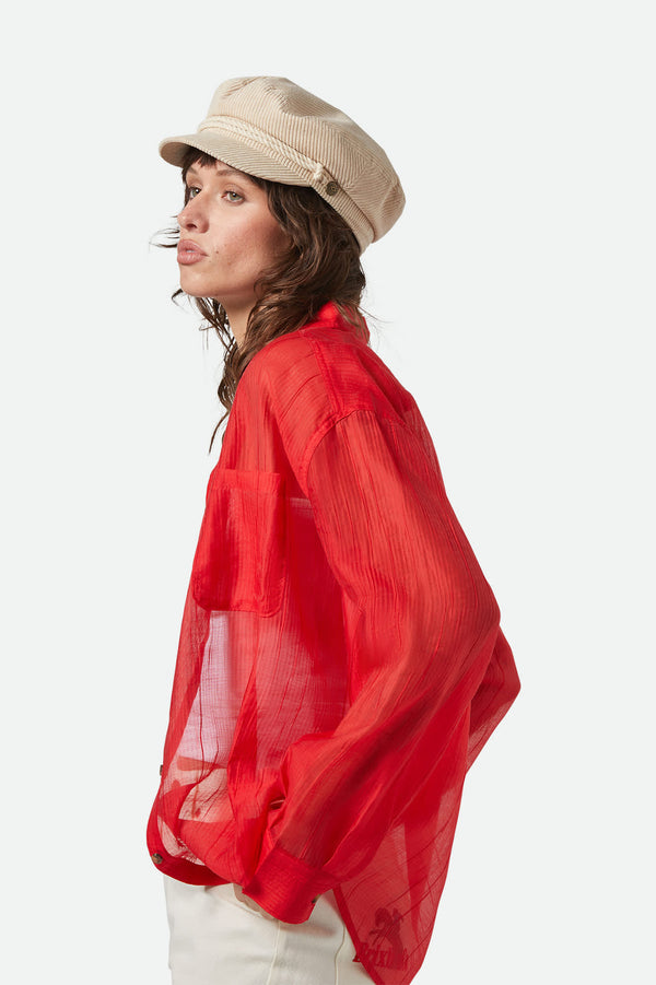 Brixton Fiddler Fisherman Cap Macadamia Cord