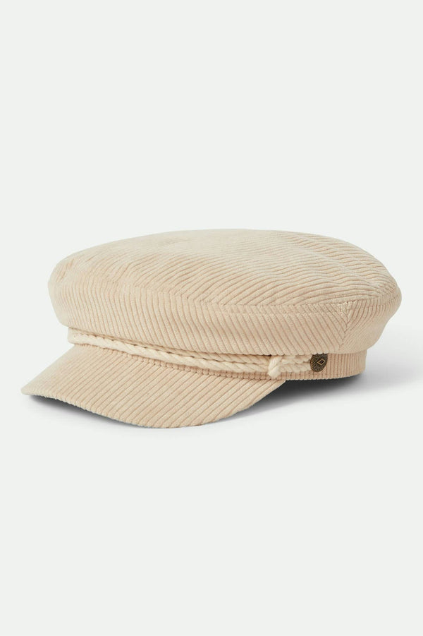 brixton Fiddler Fisherman Cap Macadamia Cord