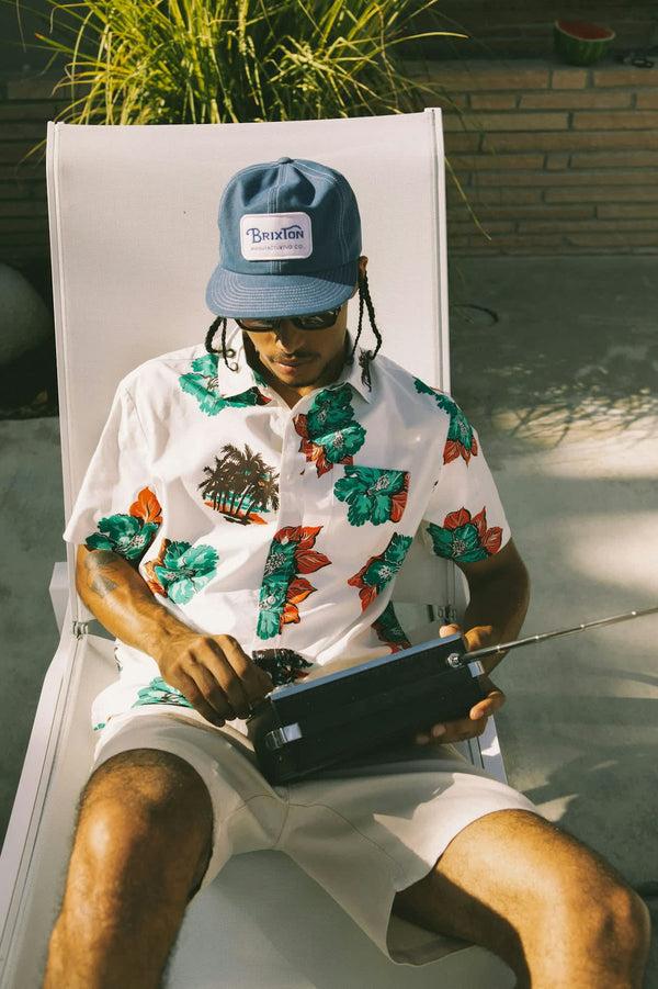 Brixton Grade Snapback Denim