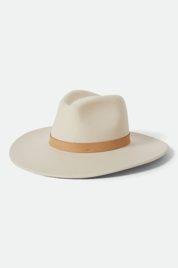 brixton Harper Felt Hat Dove/Natural
