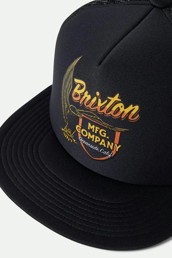 Brixton Highline Netplus Trucker Hat Black