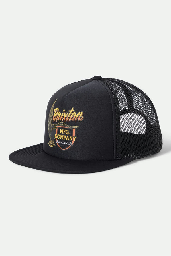brixton Highline Netplus Trucker Hat Black