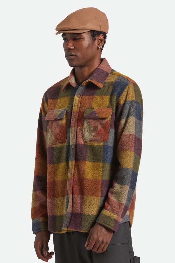 Brixton Hooligan Flat Cap Camel Melton Wool