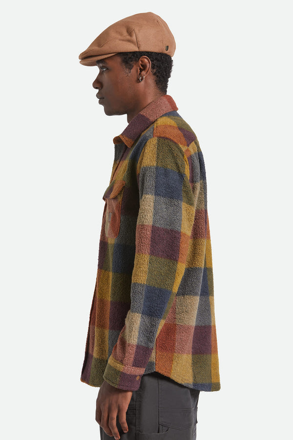 Brixton Hooligan Flat Cap Camel Melton Wool