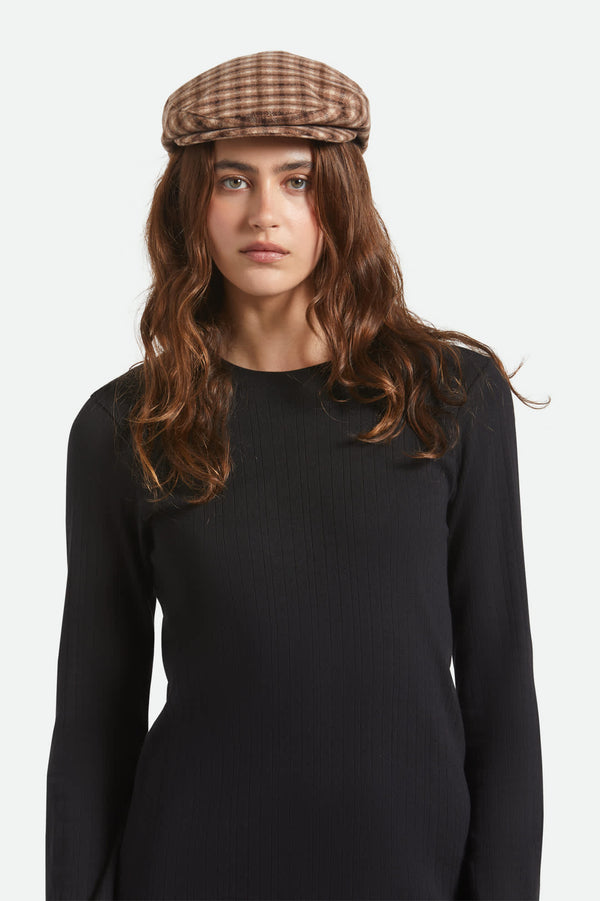 Brixton Hooligan Flat Cap Sand/Brown