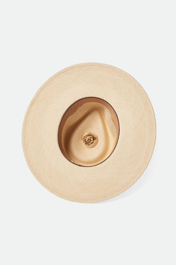 Brixton Jo Panama Straw Rancher Hat Catalina Sand