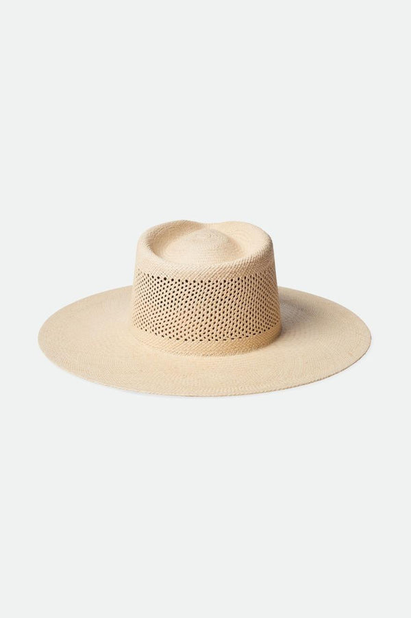 Brixton Jo Panama Straw Rancher Hat Catalina Sand