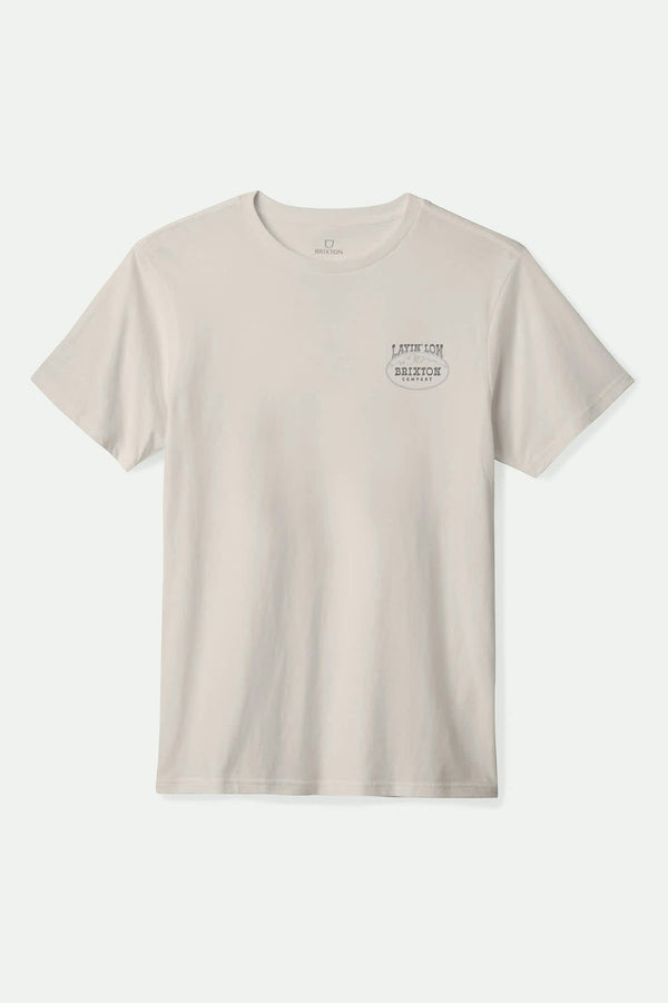 Brixton Layin' Low Standard T-Shirt Cream