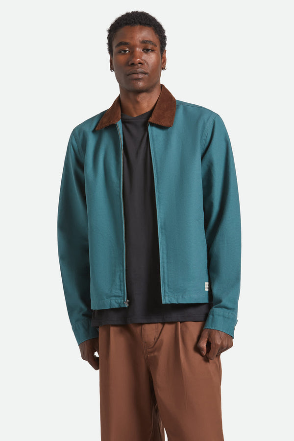 Brixton Mechanic Garage Jacket Night Sage