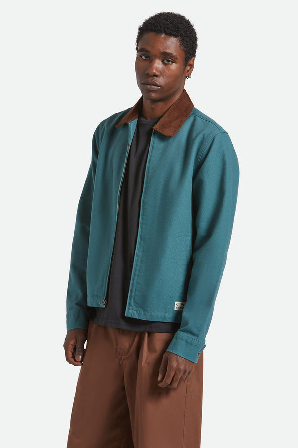 Brixton Mechanic Garage Jacket Night Sage