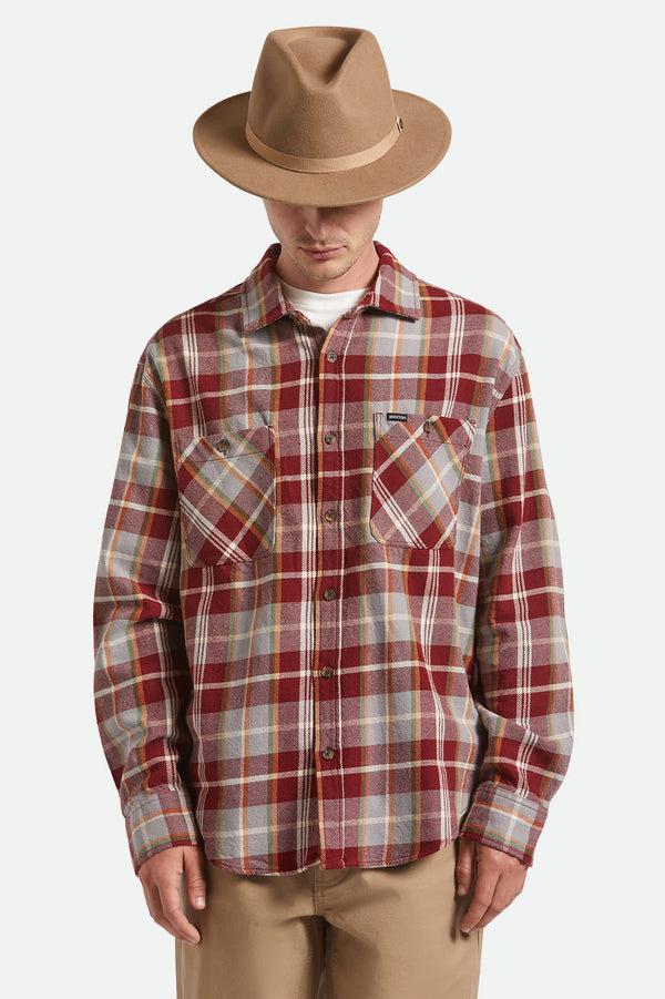 Brixton Messer Packable Fedora Khaki/Khaki