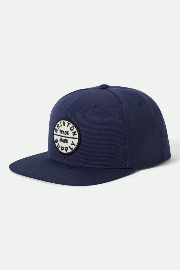 brixton Oath III Snapback Washed Navy/White/Black