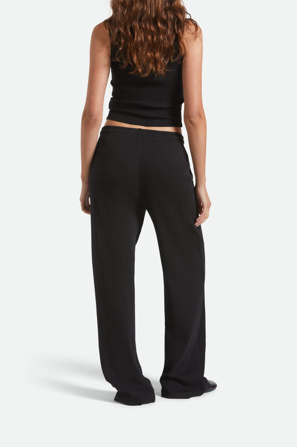 Brixton Pointelle Lounge Pant Black