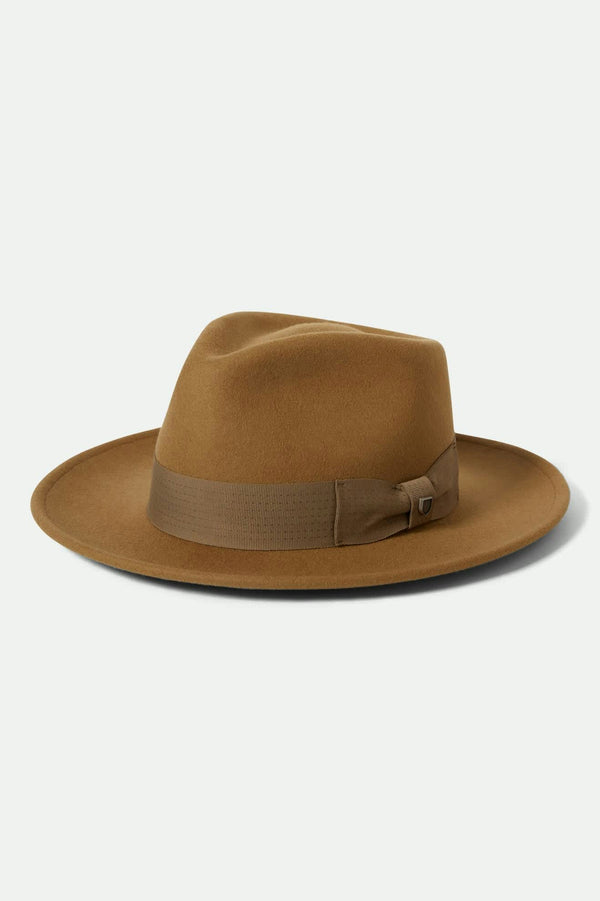 brixton Swindle Convertabrim Fedora Antique Bronze